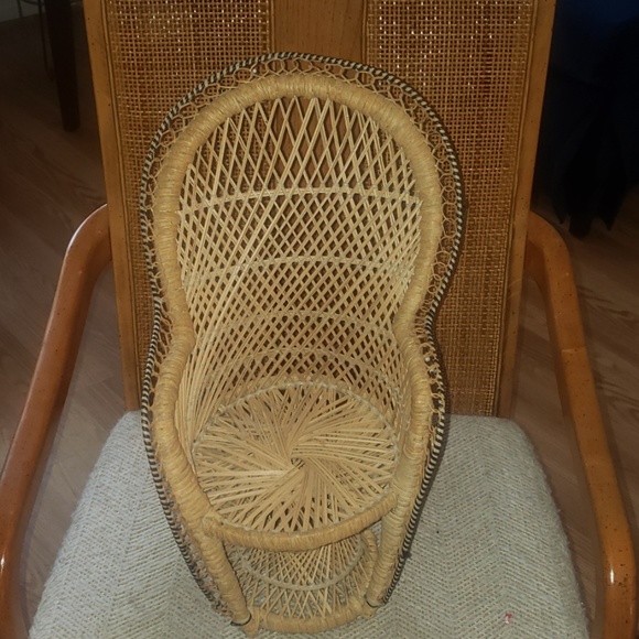 unknown Other - Miniature wicker chair
